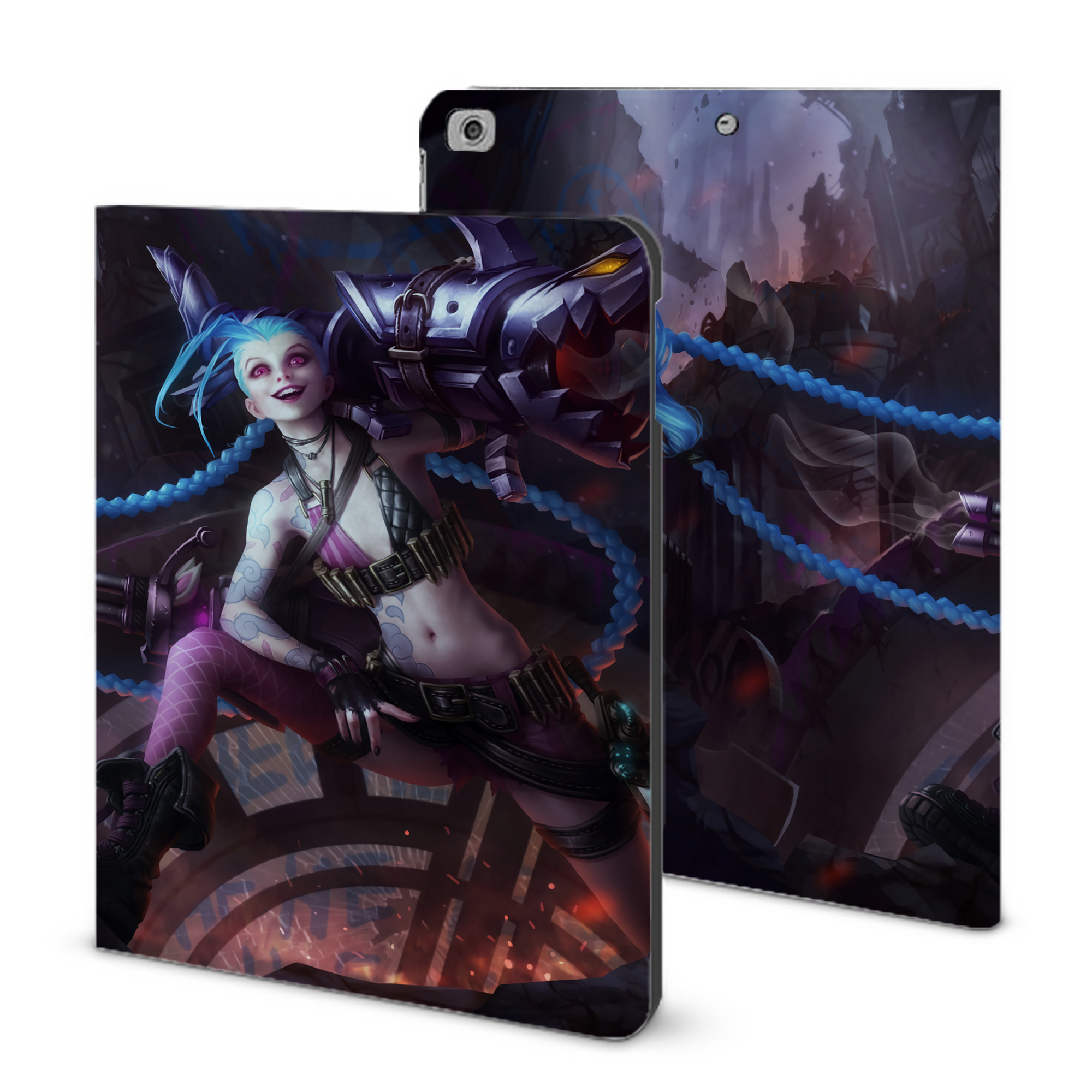 （画像用） リーグ・オブ・レジェンド League of Legends LOL IPad ケース ブック型 PUレザー TPU 耐衝撃 軽量 薄型 ペン収納なし 全面保護 IPad 各モデル対応